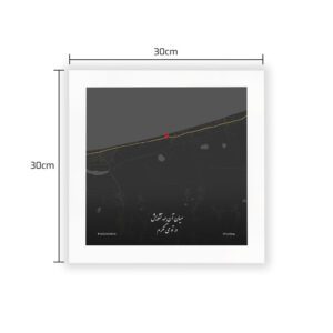 مربع 30x30 - نوک تیز - سفید