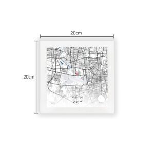 مربع 20x20 - نوک تیز - سفید