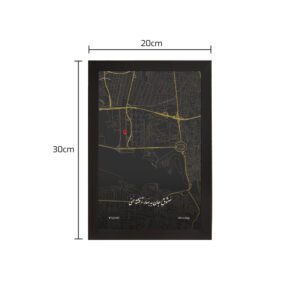 مستطیل 20x30 - نوک تیز - مشکی